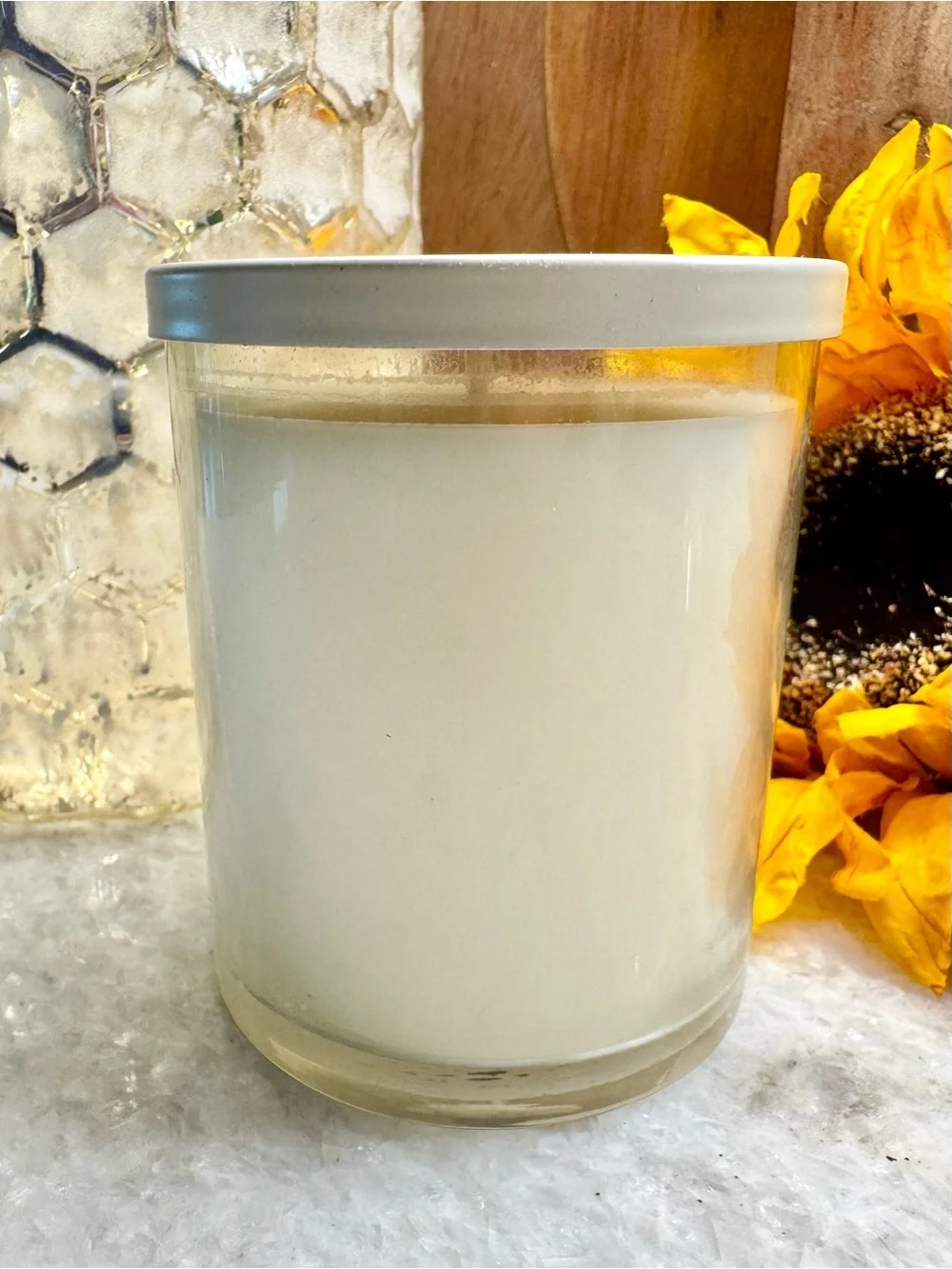 New White Barn / Bath & Body Works Single 1-Wick Coffee & Whiskey Candle 8oz